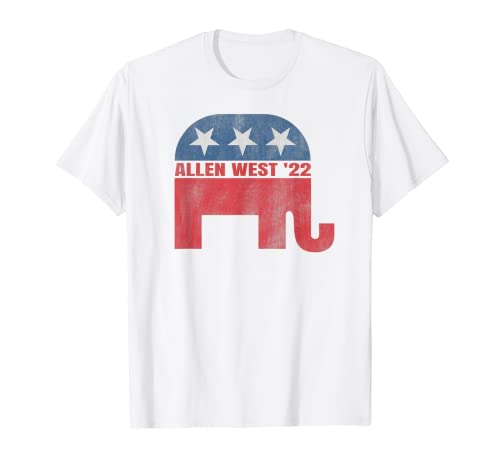 ALLEN WEST '22 para el gobernador de Texas angustiado elefante Camiseta