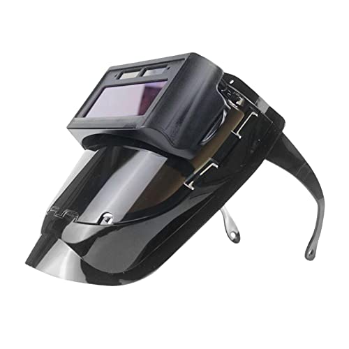 Máscara de soldadura de oscurecimiento automático ajustable para chorro de arena de corte de soldadura ARC