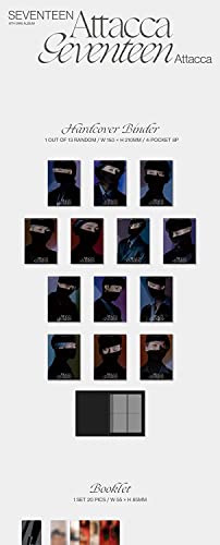 Seventeen Attacca 9th Mini Album Carat Version Random Cover CD + Booklet + Selfie PhotoCards + Lyric Book (RANDOM) - Image 2