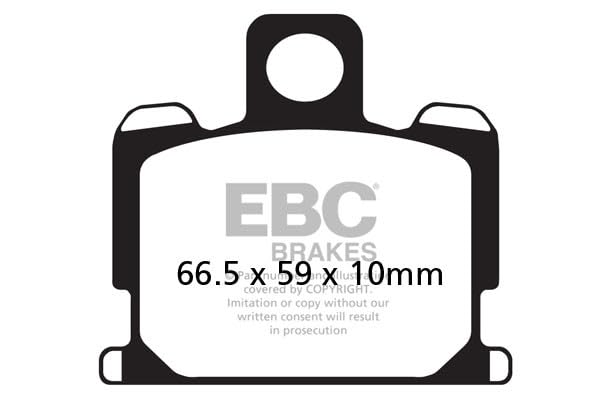 Plaquettes de frein STD EBC ALTN 7871197 pour étrier d'origine