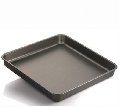 Vespa Teglia da Forno Antiaderente Alluminio 99.5% per rustici pizze Pasta Gateau 40X40cm H6cm -Made in Italy-