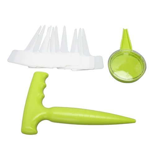 Dibber, Easy to Use Planting Seed Dispenser Set 12 Pieces Plastic Flower Seed Dispenser