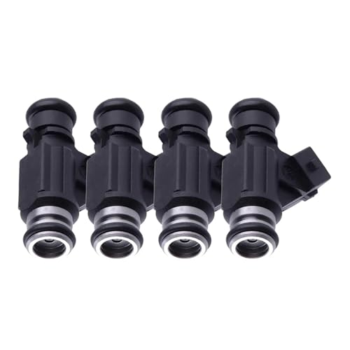 Boquilla Inyección 25335288 25344543 para Motor Fueraborda Automóvil 2 Tiempos 2002 2003-2006 4 Piezas Herramientas Automáticas Boquilla Inyector Combustible Original Inyector Combustible