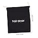 BIUDECO 4pcs Embroidered Canvas Hair Dryer Bags Travel Hair Dryer Drawstring Bags Storage Pouches