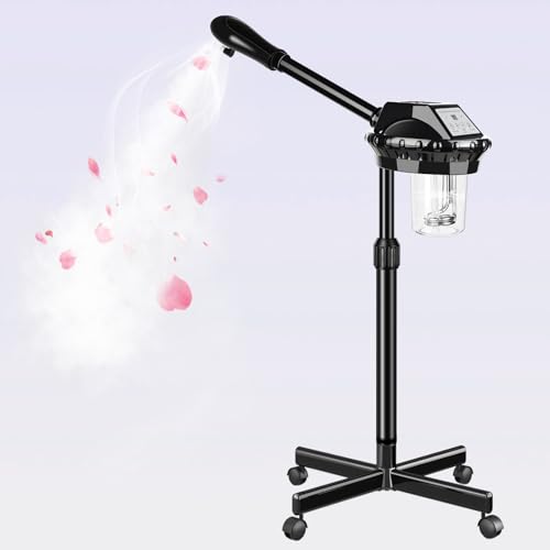 Professional Facial Steamer, Facial Steamer on Wheels, Face Steamer with