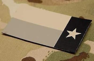 BritKitUSA Infrared Reverse Texas State Flag Patch