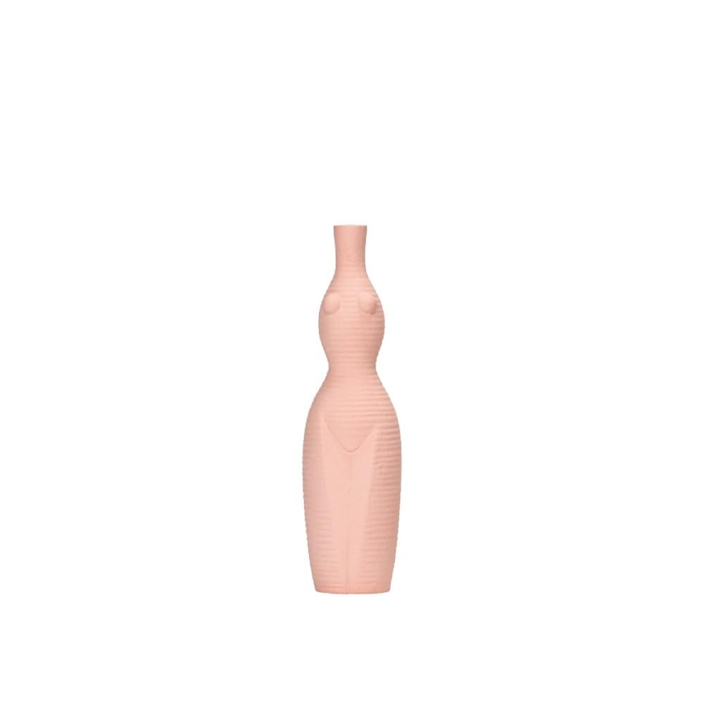 GFHTRELY Vase Creative Ceramic Vase Trendy Fashionable Small Fresh Desktop Decoration Flower Vases(B)