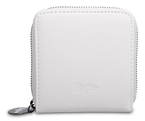Portefeuille Boxy Muse Buffalo haut de gamme : maroquinerie de voyage blanche pour femme
