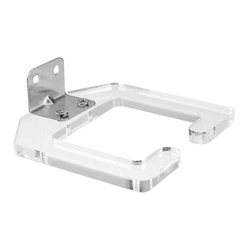 VICASKY Sturdy Wall-mounted Hair Dryer Rack Acrylic Blow Dryer Holder for Bathroom