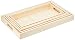 Multicraft Imports WS410 5-Piece Paintable Wooden Trays with Handles, 6-5/8 by 13-Inch to 10-1/8 by 16-1/8-Inch