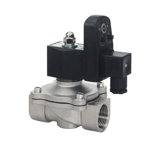 Électrovanne inox 1 1/4 pouce étanchéité Viton 24V DC haute précision - 7