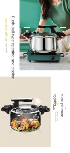 Olla a presión de acero inoxidable 6.5 L miniatura 6