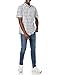 Amazon Essentials Short Sleeve Shirt for Men, Available in Big & Tall, Navy White Plaid, X-Large
