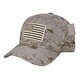 Rapdom Tactical USA Embroidered Operator Cap - Desert Camo