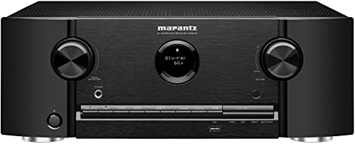 Marantz SR5015 7.2-Kanal AV-Receiver, HiFi Verstärker, Alexa kompatibel, 6 HDMI Eingänge und 2 Ausgänge, 8K Video, WLAN, Musikstreaming, Dolby Atmos, AirPlay 2, HEOS Multiroom, 0, Schwarz