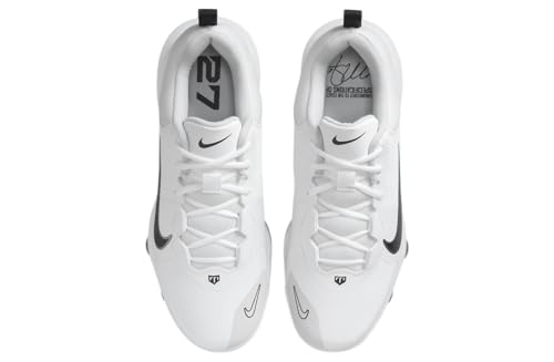 Image of Nike Force Trout 9 Pro MCS Baseball Cleats (FB2908-001, Black /White-Anthracite-Cool Grey)