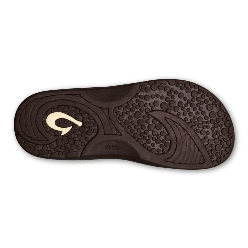 Image of OLUKAI Hokua Men's Beach Sandals, Quick-Dry Flip-Flop Slides, Water Resistant & Wet Grip Rubber Soles, Compression Molded Footbed & Soft Comfort Fit