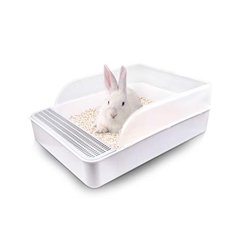 Toilettes rectangulaires pour petits rats et litière d'angle lapins - 3
