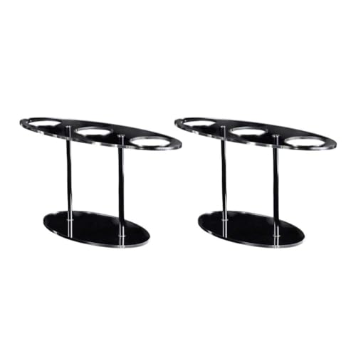 FACAIIO Paquete de 2 soportes acrílicos para conos de helado y huevos para el hogar, fiestas y sushi
