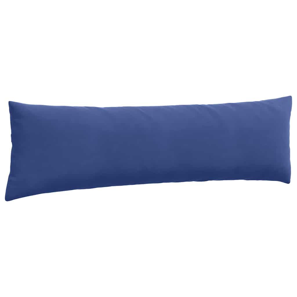 Cuscino Divano 2 Pezzi Blu Polizia in Tessuto a Coste 145x40 cm Federe Sfoderabili Imbottitura Poliestere per Soggiorno Camera da Letto Ufficio Design Moderno con Morbida Imbottitura