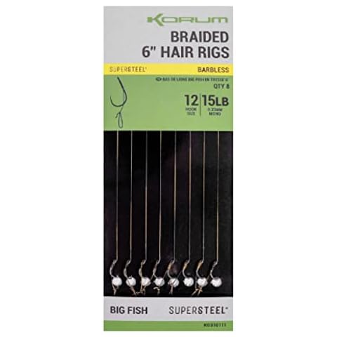 Preston Korum 6" Barbless Hair Rigs Cover