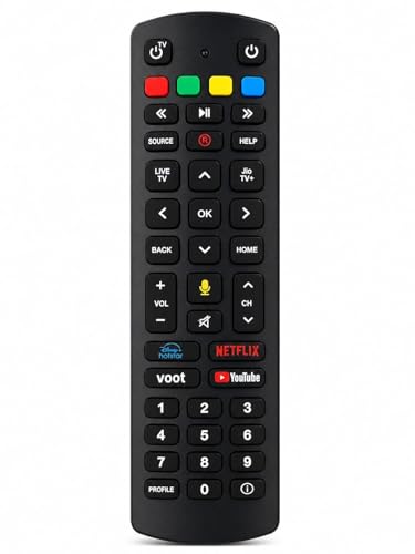 Image of BLACKSHEEP Compatible Jio Fiber Set-Top Box Wireless Smart Remote with Voice Remote Control Jio tv Remote Controller