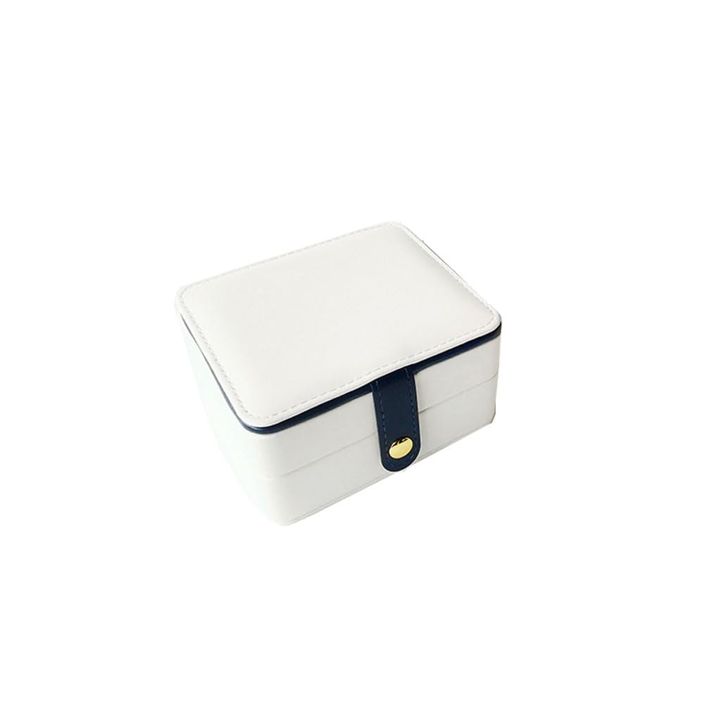 CVHfhjTG jewellery box, Jewelry Box Portable Case, Multifunctional Organizer, Boxes for Necklace Earrings Bracelets Rings Women Girls(B)