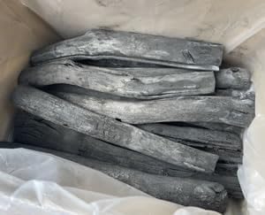 Houei Fuel Natural Binchotan Upper Small Round 2kg 5kg 15kg Foreign-made White Charcoal Method Binchotan Finish High Heat Long Burning Time Low Smoke Barbecue Hibachi Brakpot Irori Yakitori Eel
