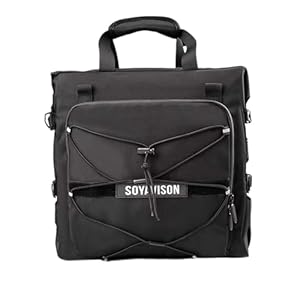 SOYAVISION Schwarzer 20L Motorrad Tankrucksack