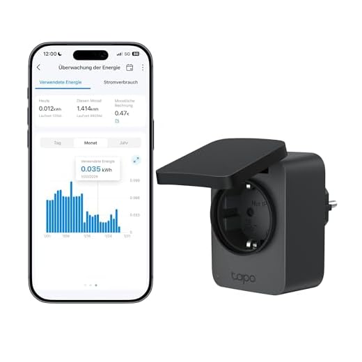 Tapo P410M WLAN Outdoor Steckdose, Smart Home Plug mit Stromzähler, IP54, funktioniert mit Alexa, Google Assistant, Siri, SmartThings & Matter, Fernsteuerung, Zeitplan, 2,4 GHz WLAN, 3680W/16A
