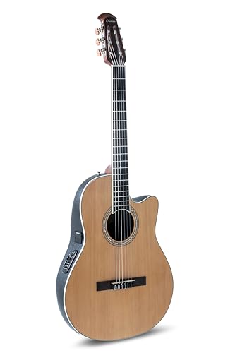 Ovation Celebrity Standard CS24C-4 CS - Guitarra acústica eléctrica clásica de profundidad media,...