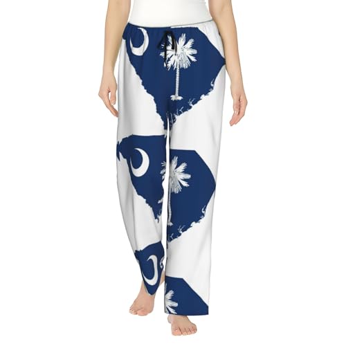 Pantalon de pyjama femme confortable coupe large anti-compression