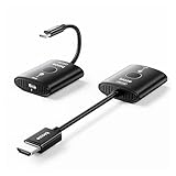 Biaze Wireless HDMI Transmitter and Receiver,No WiFi Connection Required.TX is USB C.No Driver Installation Required,2.4/5.8GH for 1080P Wirelessly Video from Laptop,Camera,PC to Monitor/TV/Phone