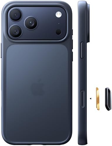 TORRAS Guardian für iPhone 17 Pro Max Hülle Militärschutz, Matt Schwarz | 360°-Airbagschutz, stoßfest & kratzfest, samtweiche Haptik, Kameratasten-Schutz – Handyhülle für iPhone 17