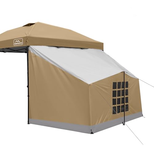 Image of KAMPKEEPER Side Tent,1 /2 Person Camping Tent for 10' x 10' Pop Up Canopy