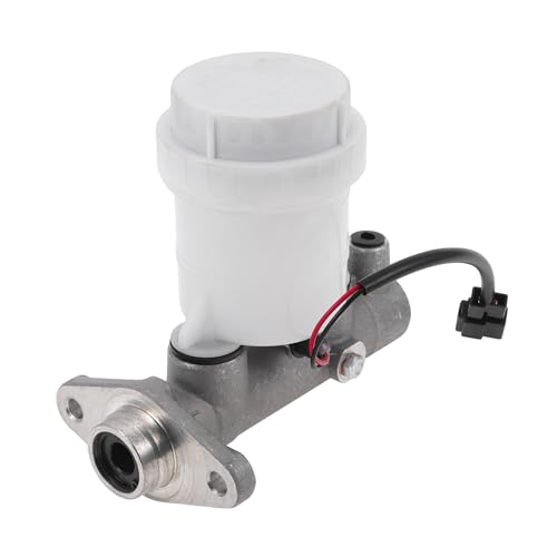 INFINAUTO Brake Master Cylinder No.MB534481 for Mitsubishi L200 1986-1996 Hydraulic Master Cylinder Silver Tone Aluminum Alloy 1 Pcs
