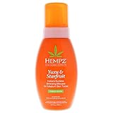 Hempz Hempz yuzu and starfruit instant sunless bronzing mousse, medium skin tones, 8.5 ounce, 8.5 Ounce