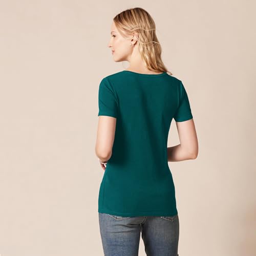 Image of Amazon Essentials Women's Regular-Fit Short-Sleeve V-Neck T-Shirt, Multipacks