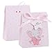 50pz Scatoline Bomboniere Battesimo Bambina Nascita Portaconfetti con Bigliettini Nastro Scatole Elefante Rosa Carta Regalo Decorazione Confetti per Festa Battesimo Nascita Compleanno