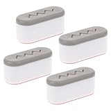 LIFKOME 4 Stück Toilettendeckeldichtung Wc Sitz Stoßstange Gummipuffer Selbstklebend Toilettensitz Gummipuffer Toilettenpolster Ersatz Wc Sitz für Zuhause Hotel Privatunterkunft