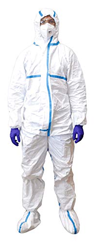 Combinaisons De Protection avec Couvre-Chaussures, Selon En14605, XX-Grand Cover