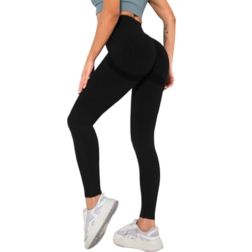 Neteson Leggins Sportivi Donna Push Up Vita Alta Pantaloni Palestra