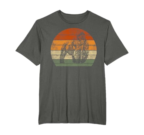 Gorila Gifts para mujeres y hombres, divertido gráfico de gorila Camiseta