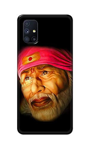 Image of PRINTFIDAA Sai Baba Lord Shiridi Great God Hinduism Religious Hard Back Cover for Samsung Galaxy M51, SM-M515F / DSN Back Cover -(P6) KAT1002