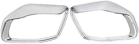 Bronco Side Mirror Rain Cover Mirror Rain Visor Smoke Guard for Bronco 2021 2 Pcs (Silver plating)