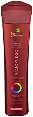naissant Deep Red Hair Toning Shampoo| Color Depositing | Refresh & Neutralize Brassy Tones | Paraben, Ammonia & Sulfate Free | Pro-Vitamin B5, Olive Oil & Honey (Rojo Fuego) 10.1 Fl Oz