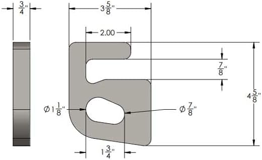 Miniatura 2 de Barnes 4WD Gancho de recuperación de soldadura