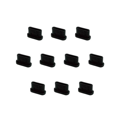 【中古】「非常に良い」monofive USB3.1 Type-Cポート防塵保護カバー・キャップ（10個入り） シリコンタイプ MF-TYPEC-C10B 31TrtIIsEiL.jpg