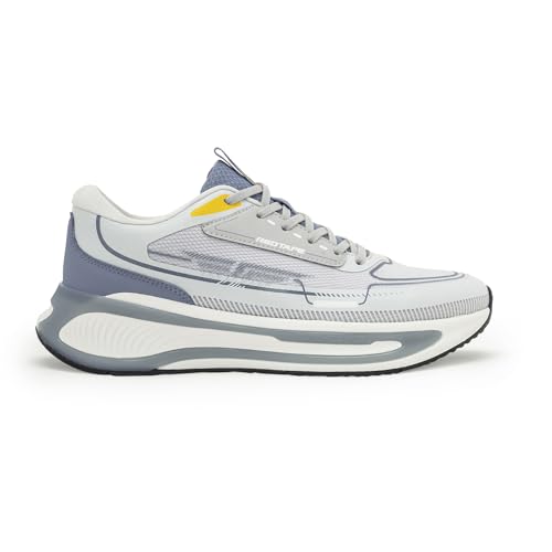 Buy Red Tape Athleisure Shoes for Men |Cultured Round-Toe Shape & Cushioning Technology Grey/Blue at Amazon.in - Image 3