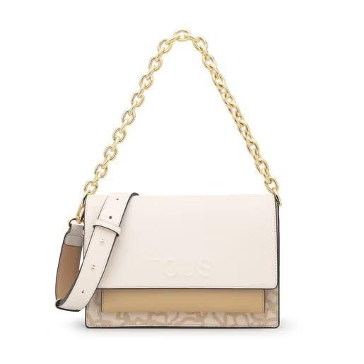 TOUS Bandolera M. Audree K Icon Marfil, Bolso Mujer